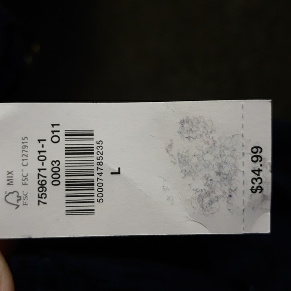 Old Navy Puff Sleeve Navy Shirt (#66) - Picture 8 of 9